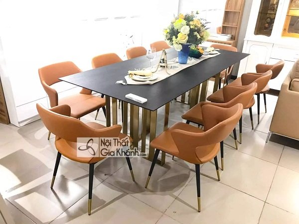 Bộ bàn ăn ghế gỗ 10 ghế