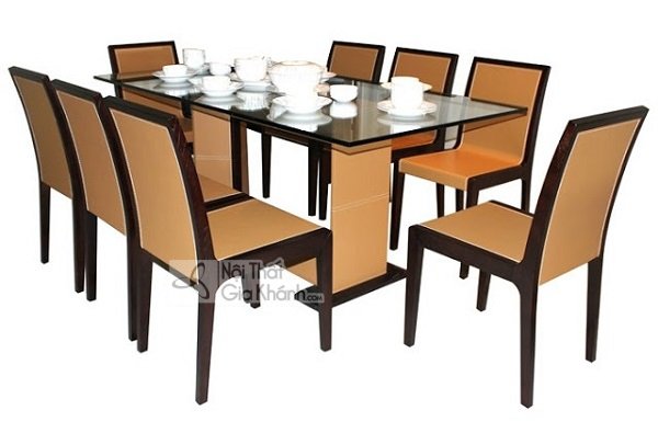 Bàn ghế phòng ăn 8 ghế