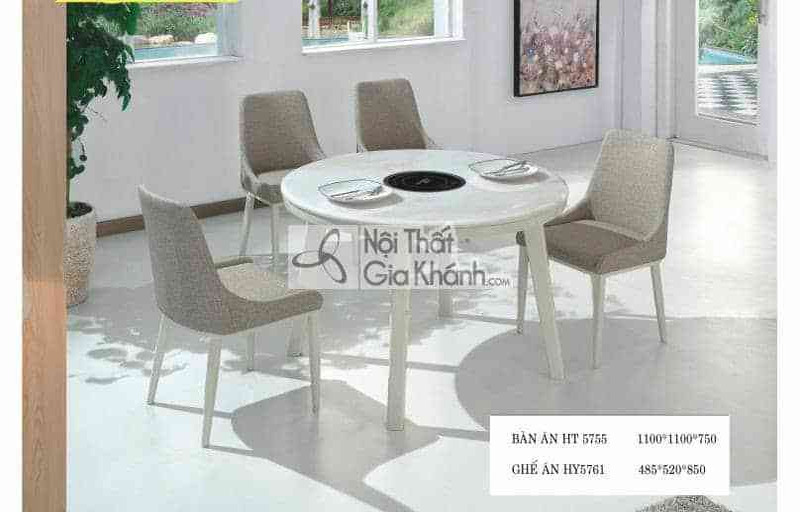bo ban an tron mat da co bep tu ht5755bg