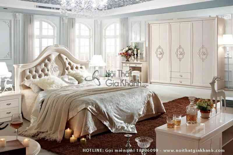 Bộ giường ngủ JINDIAN phong cách Hàn Quốc A682BG15