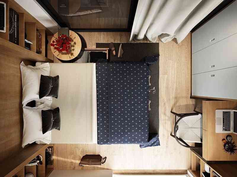 Cách bố trí nội thất phòng ngủ diện tích 3x3