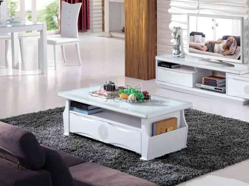 Bàn trà mặt kính khổ nhỏ tiện dụng cho căn hộ