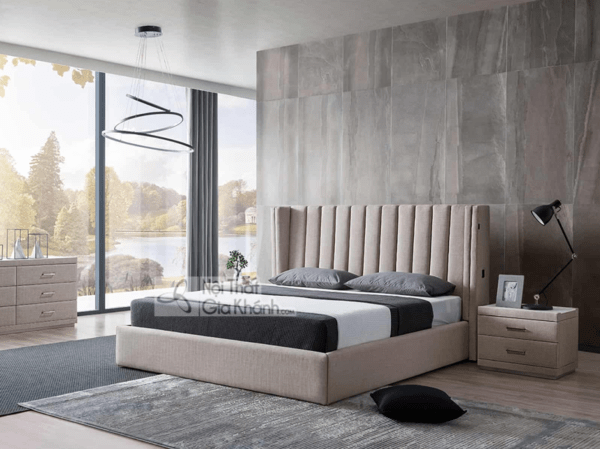 Thêm sự lựa chọn với những mẫu giường ngủ bọc nỉ và nệm đẹp