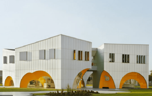 kiến trúc high tech trường học 