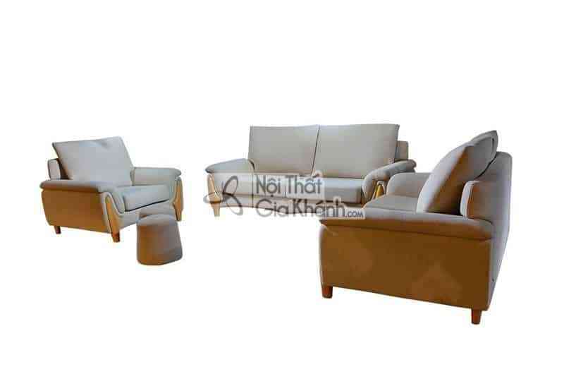 [Hàng Order] Bộ sofa nỉ 3 băng rời kèm 2 đôn S1703SF