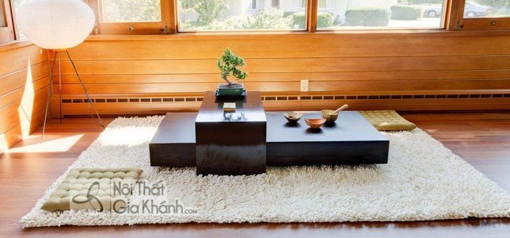 Bàn ăn ngồi bệt không chân
