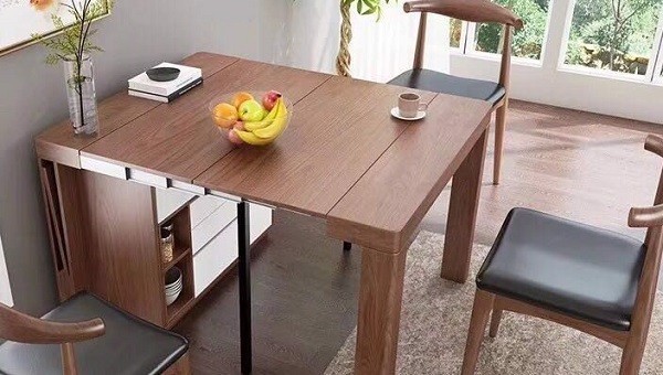 Mẫu bàn trà xếp gọn Bộ bàn trà xếp gọn cho phòng khách