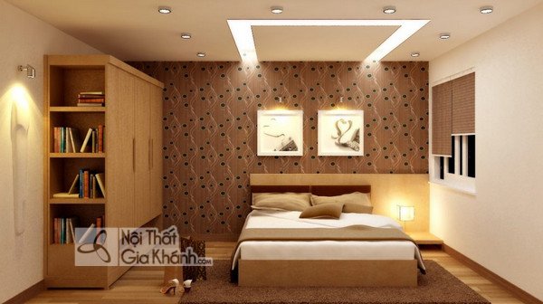 Đèn led ốp trần cho phòng ngủ hiện đại