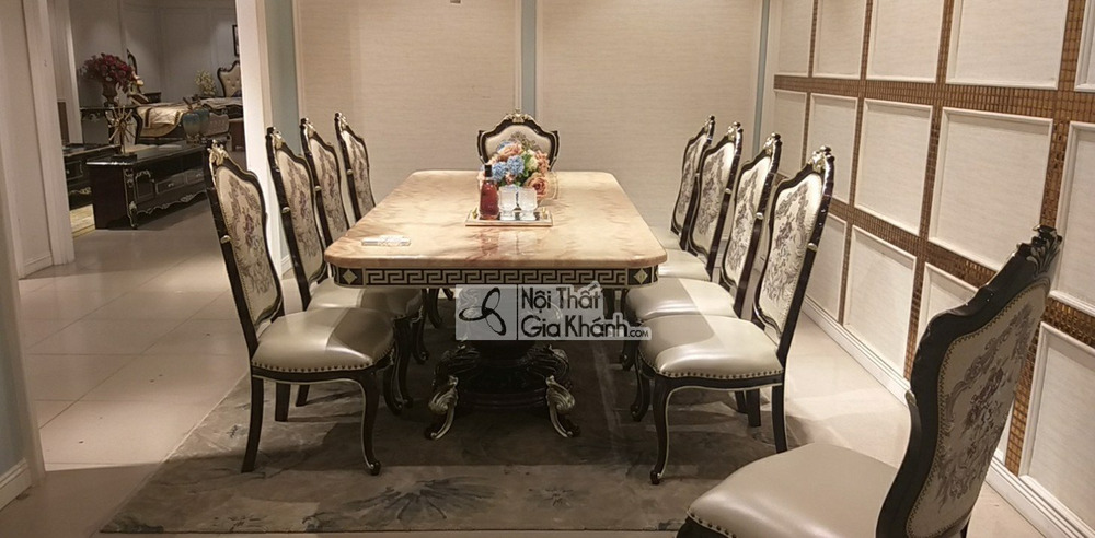 Bộ phòng ăn tân cổ điển 6 ghế G8811PA