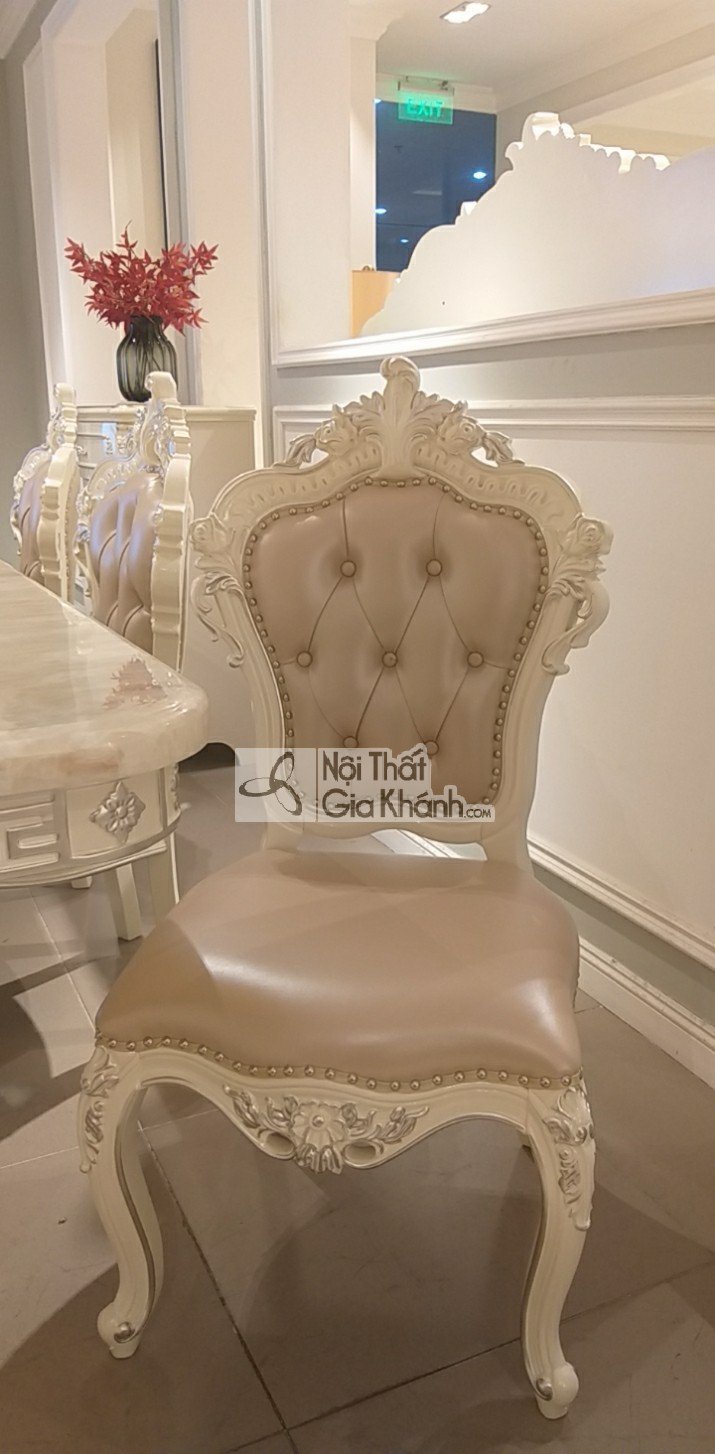 Ghế ăn gỗ tân cổ điển nhập khẩu GA8811A (Mẫu mới nhất)