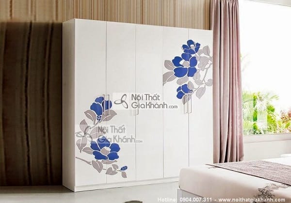 Tủ quần áo cửa lùa gỗ công nghiệp tiết kiệm diện tích phòng ngủ nhỏ
