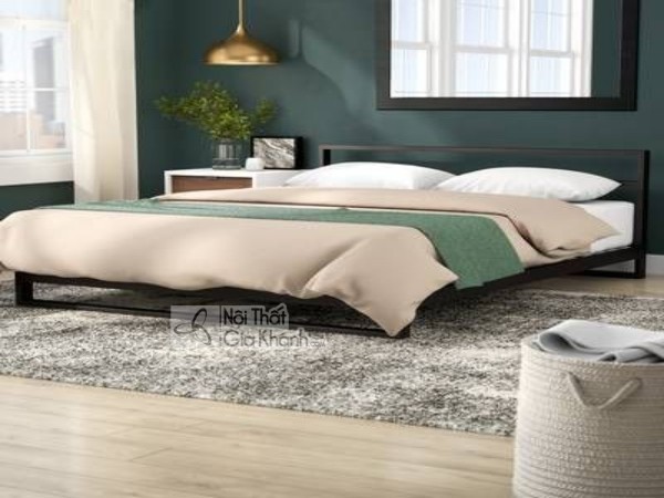 Mẫu 26: Giường tủ gỗ công nghiệp kích thước nhỏ