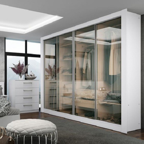 Tủ quần áo nhôm kính đẹp cao cấp