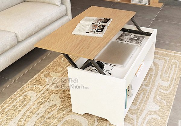 Bàn trà thông minh thiết kế đa năng cho phòng khách hiện đại