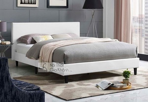 giường ngủ màu trắng 6 chân độc đáo