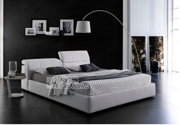giường ngủ trắng phá cách độc đáo