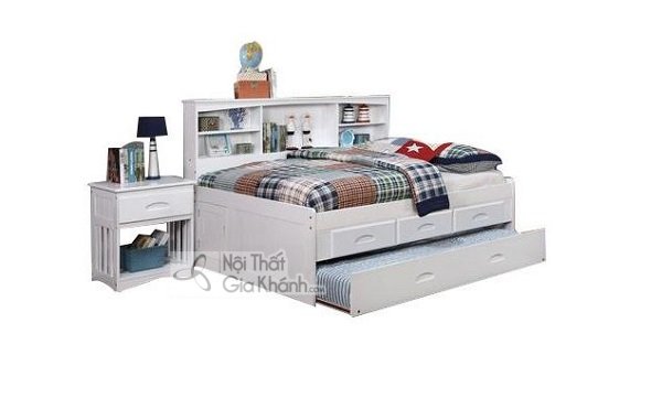 giường ngủ trắng đa năng