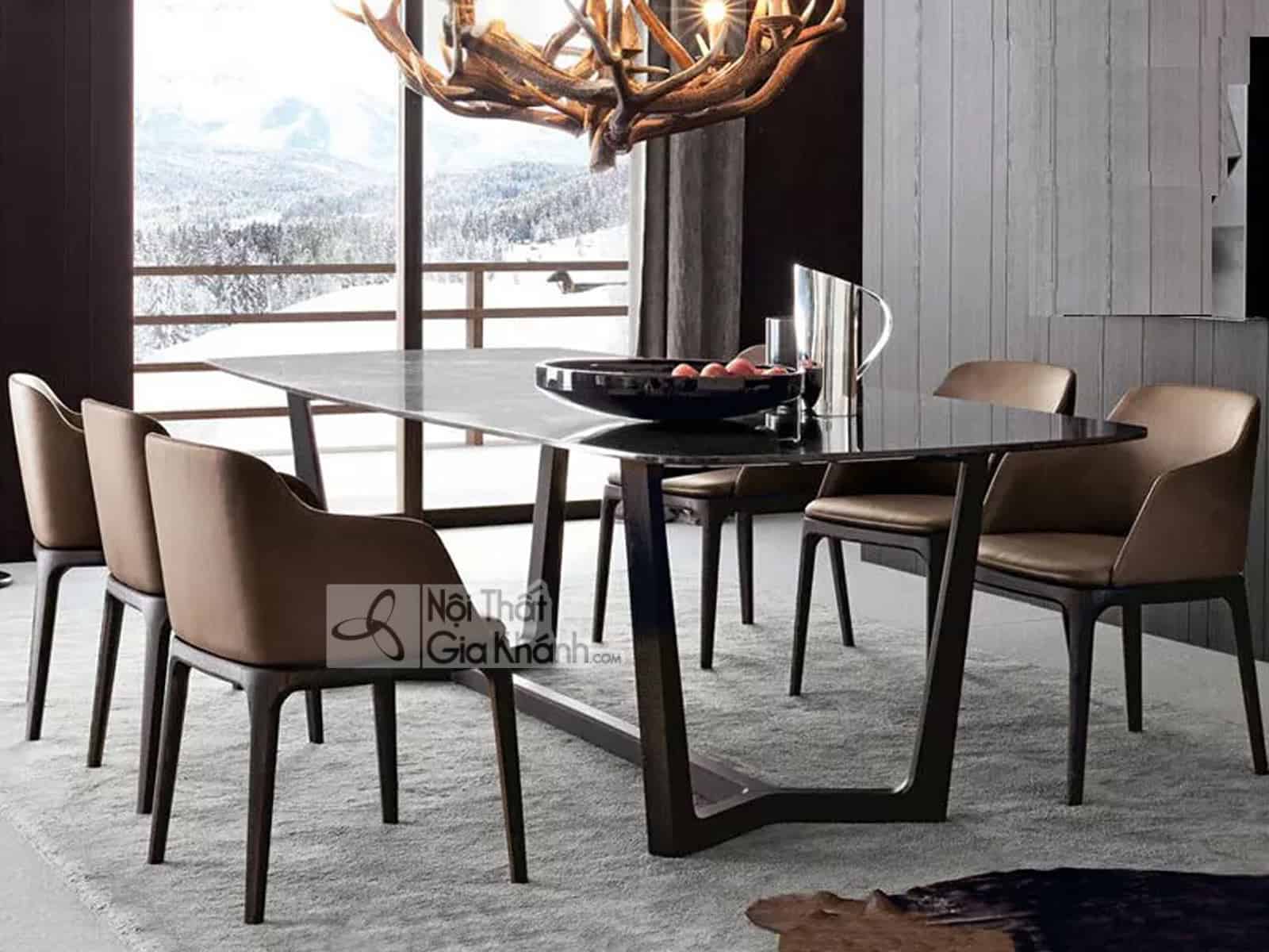 Bàn ăn mặt đá nhân tạo nhập khẩu BAKT012-14 giá dưới 20 triệu đồng