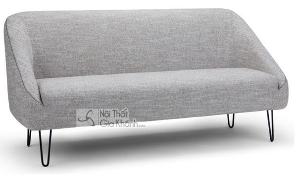 Sofa ghi xám chân sắt mẫu 29