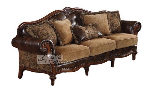 Sofa tân cổ điển màu xám mẫu 36
