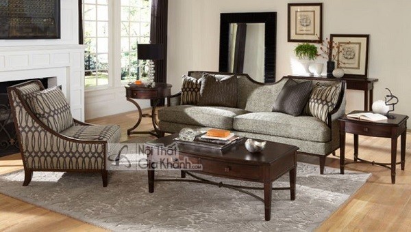 Ghế sofa đẹp màu xám mẫu 48