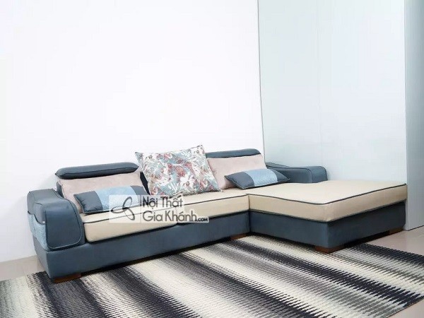 bộ ghế sofa xanh dương