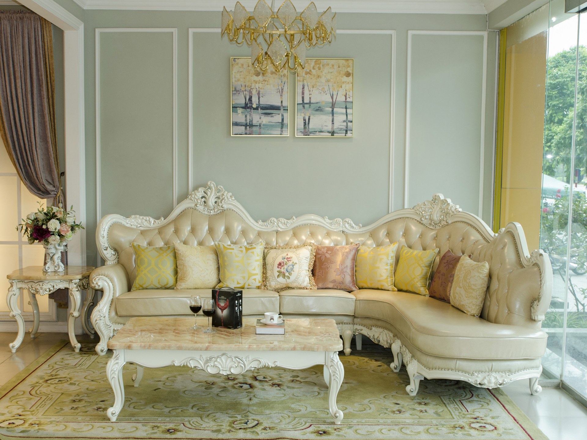 Sofa Quý Phái Luxury Cho Phòng Khách SBGD16-123