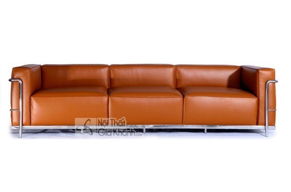 sofa nau bo nhung kim loai