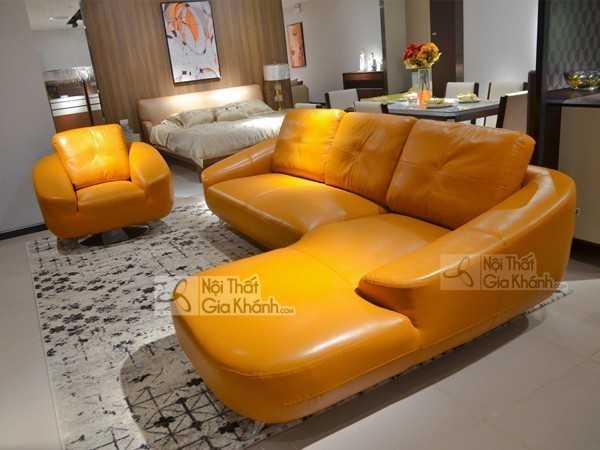 sofa da phong cach y