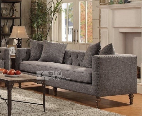 sofa chan go tan co dien