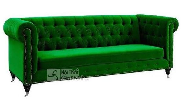 sofa màu xanh