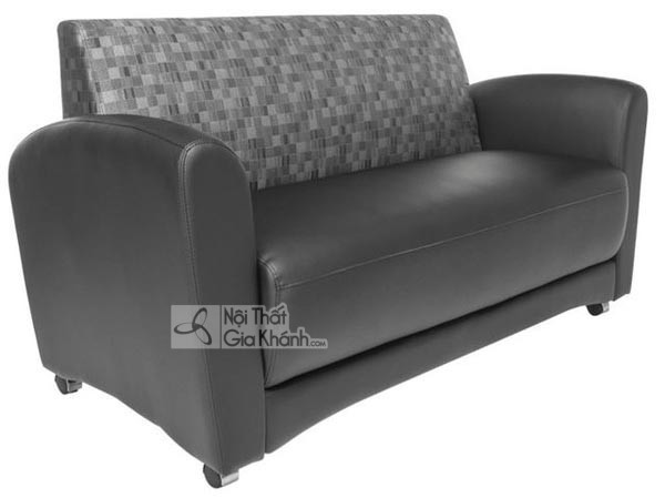 sofa da đơn giản