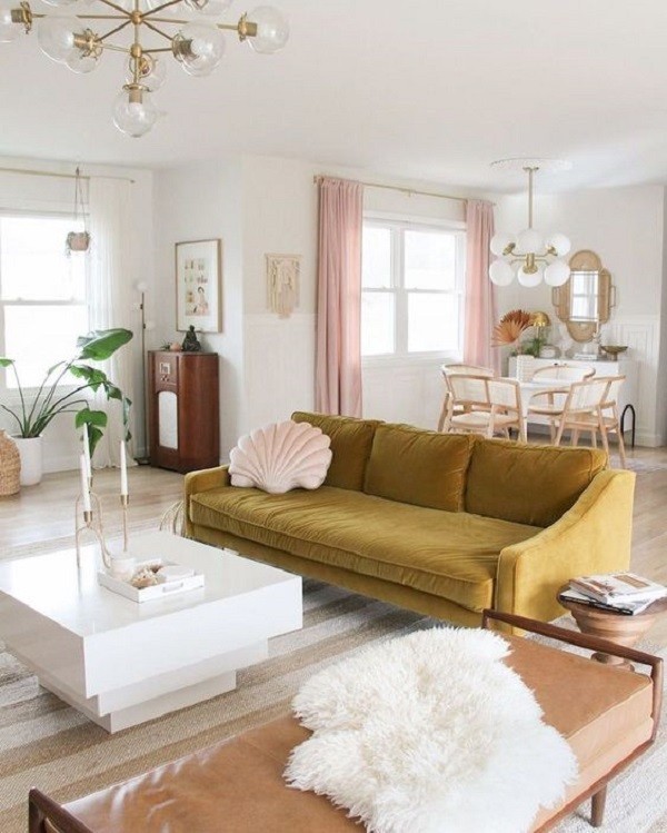 chiều cao ghế sofa đơn giản