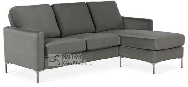 Ghế sofa góc nhỏ gọn chân thấp kiểu dáng tinh giản