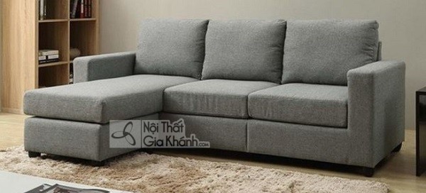 Sofa mini góc dạng chân bệt sát sàn cho phòng khách nhỏ