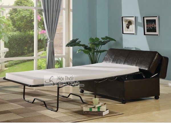 Giường sofa gập gọn cho phòng khách nhỏ