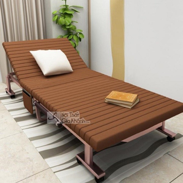 Mẫu giường gấp kết hợp tủ áo phong cách hiện đại