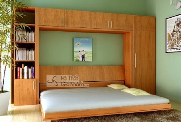 Giường gấp gọn tối ưu không gian phòng ngủ nhỏ
