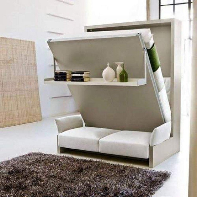 Giường gấp thông minh chuyển đổi công năng linh hoạt