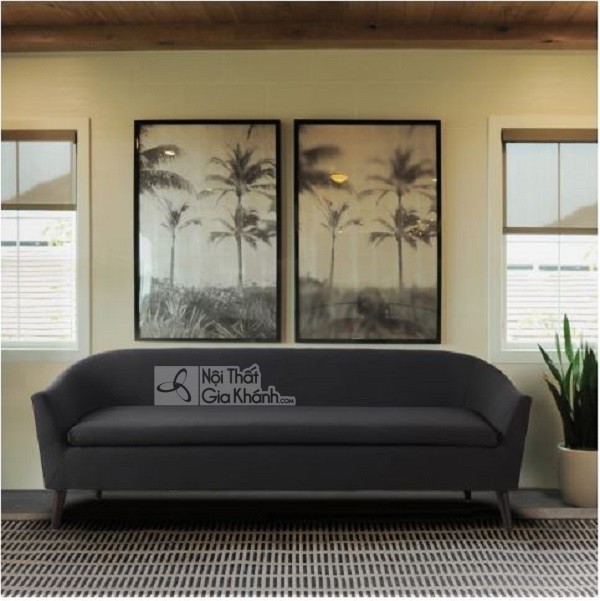 sofa hiện đại màu đen