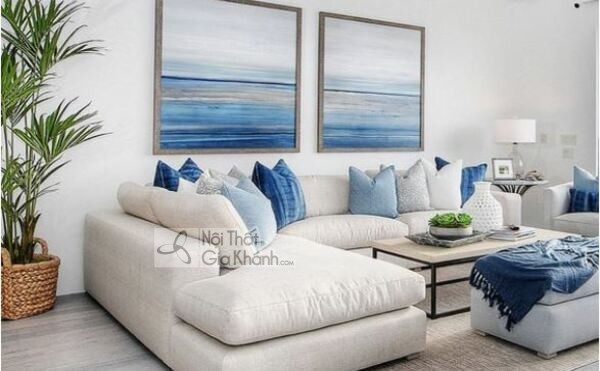 ghế sofa màu trắng kem nhập khẩu