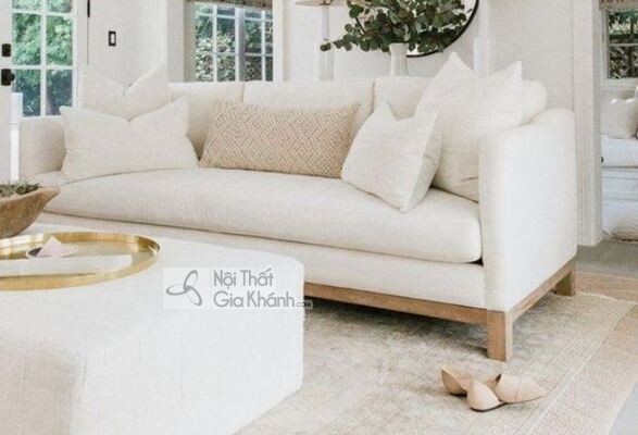 ghế sofa trắng kem
