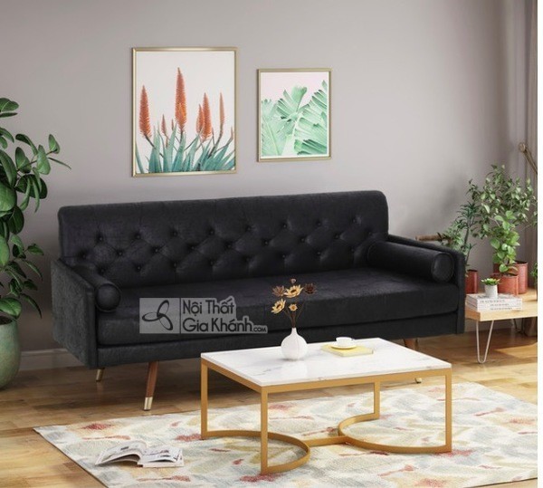Sofa 1m8 phong cách Bắc Âu cho phòng khách hiện đại