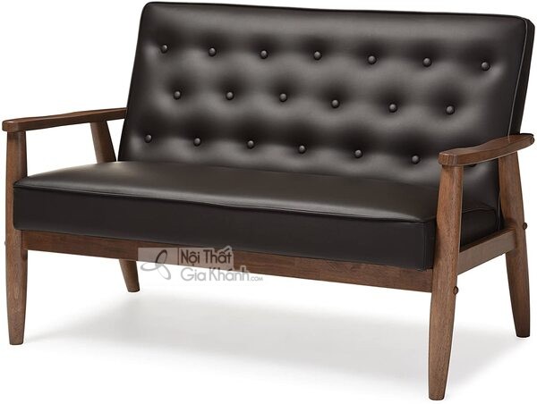 ghe sofa da phong cach retro
