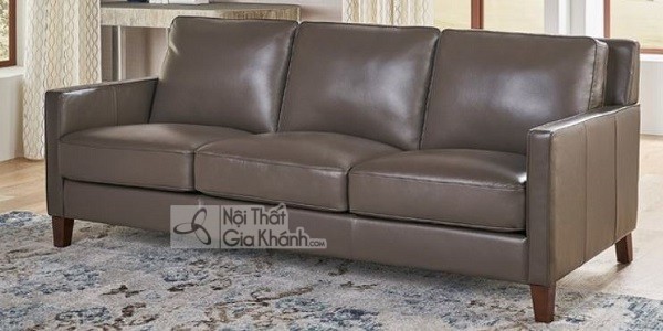 sofa đơn màu nâu