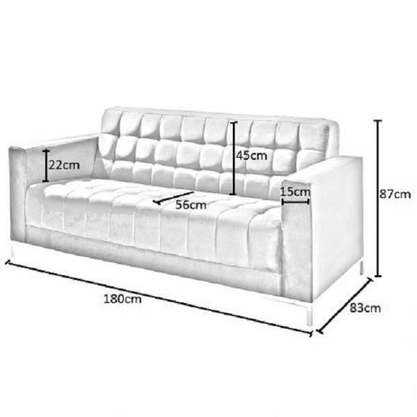 Kích thước tiêu chuẩn ghế sofa