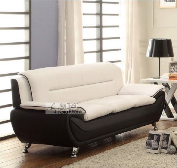 sofa da phòng khách