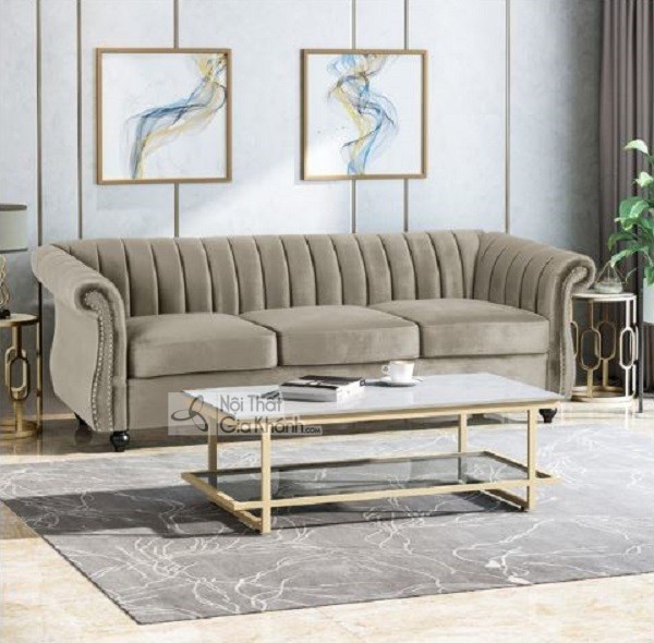 sofa nhung cao cấp