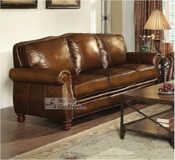 Sofa vải màu nâu mocha Melrose thiết kế tối giản hiện đại