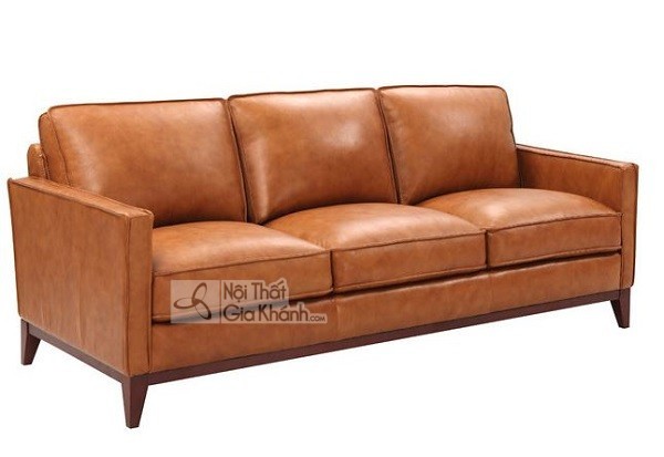Showroom Nội Thất Gia Khánh trưng bày sofa màu nâu chính hãng